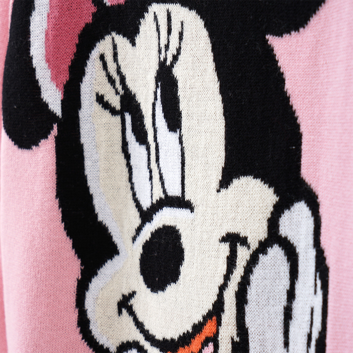 Topolino Minnie Maus Strickpullover aus Baumwolle rosa
