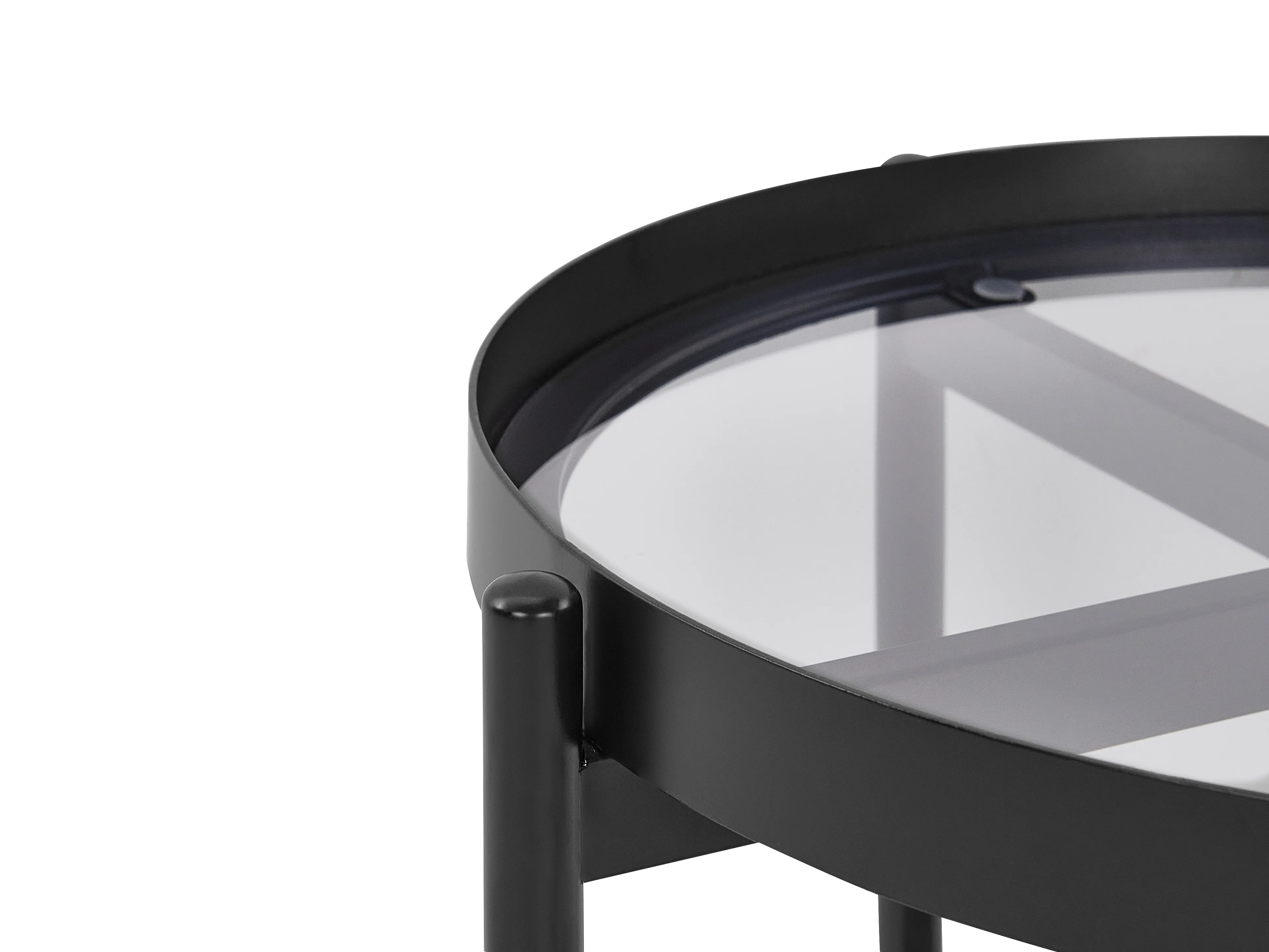Bijzettafel RENO Metaal Zwart