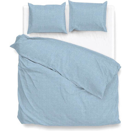 Dekbedovertrek Lino - Topaz Blue