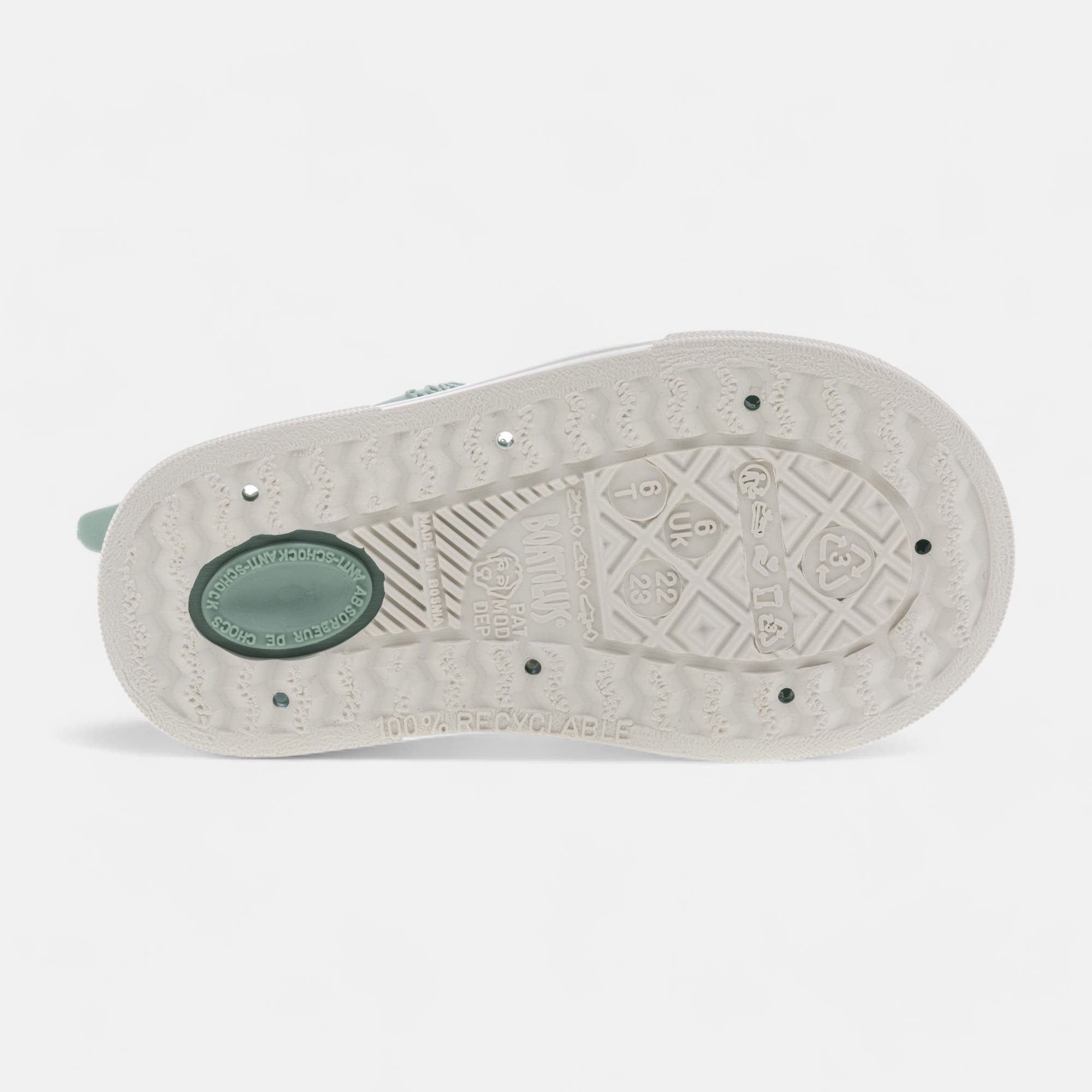 Claquettes de plage Garçon vert