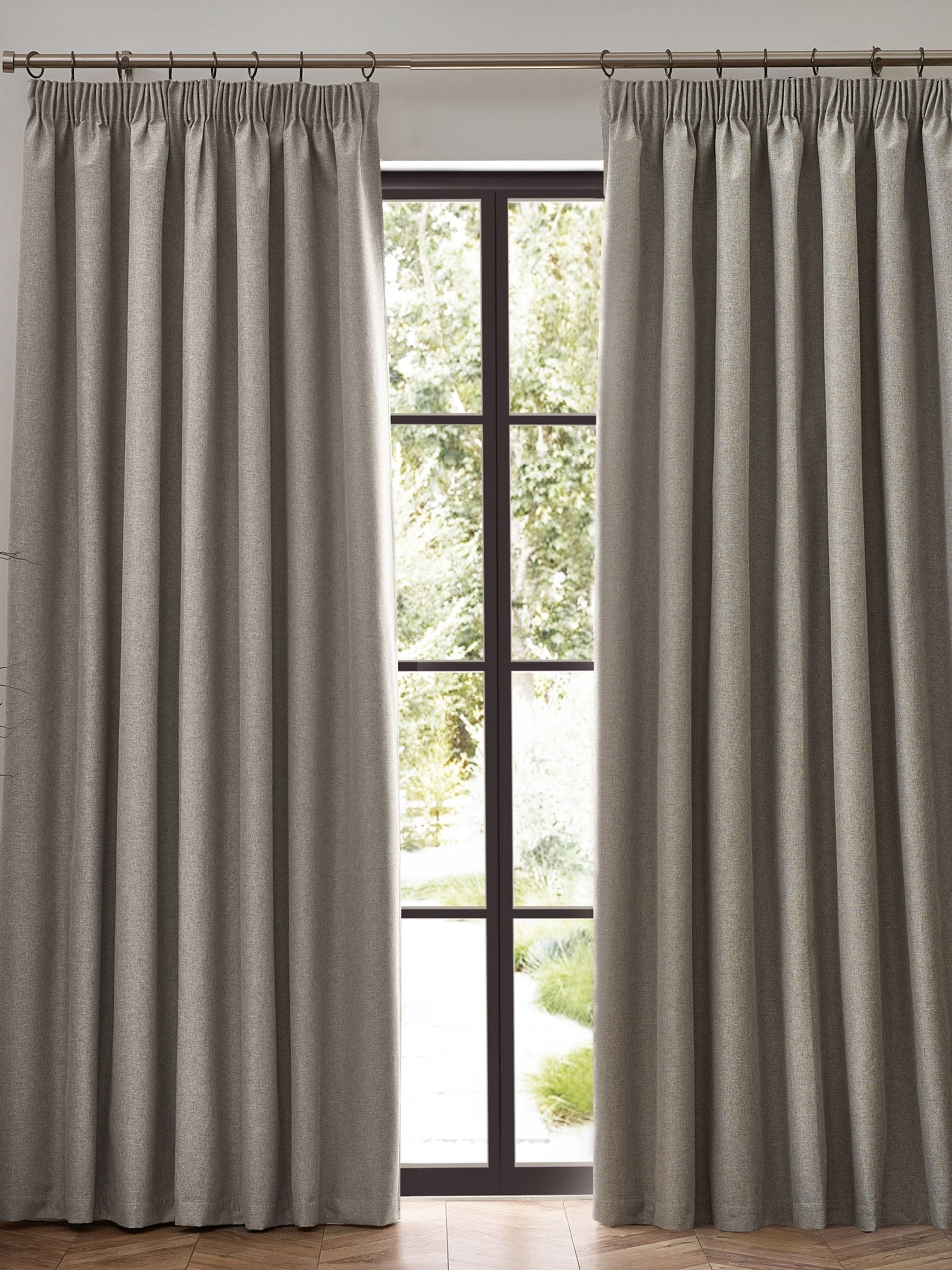 furn. Dawn 100% Blackout Thermal Pencil Pleat Curtains