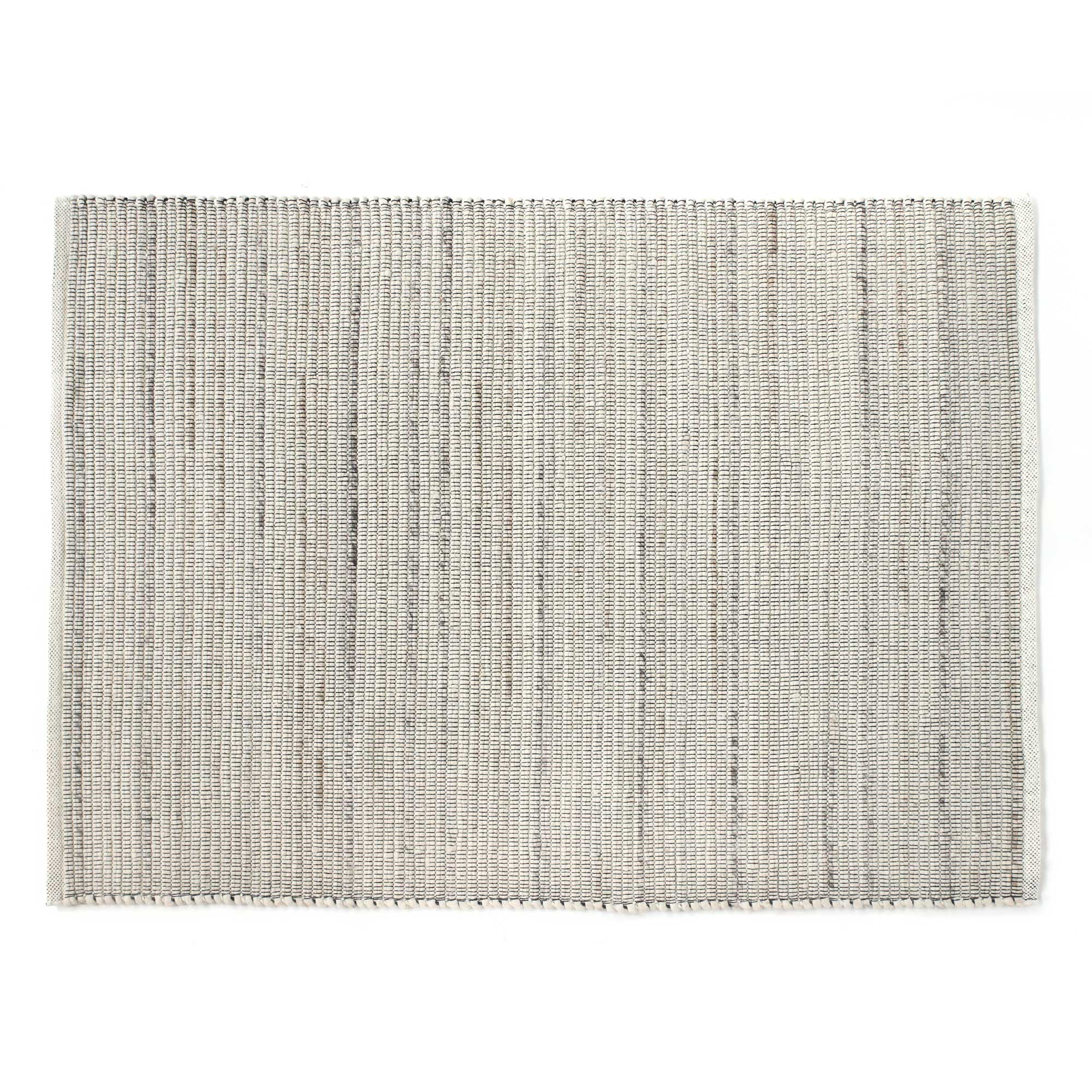Teppich 'Lux' weiß-grau, B 200 cm, L 140 cm von fischer's lagerhaus