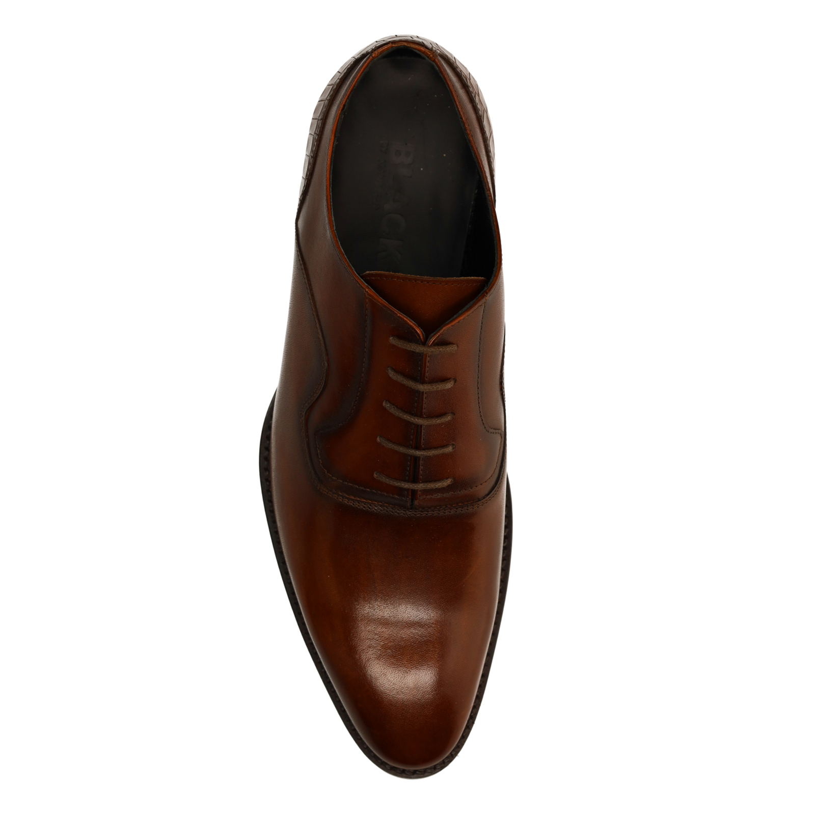 Donkerbruine leren veterschoenen