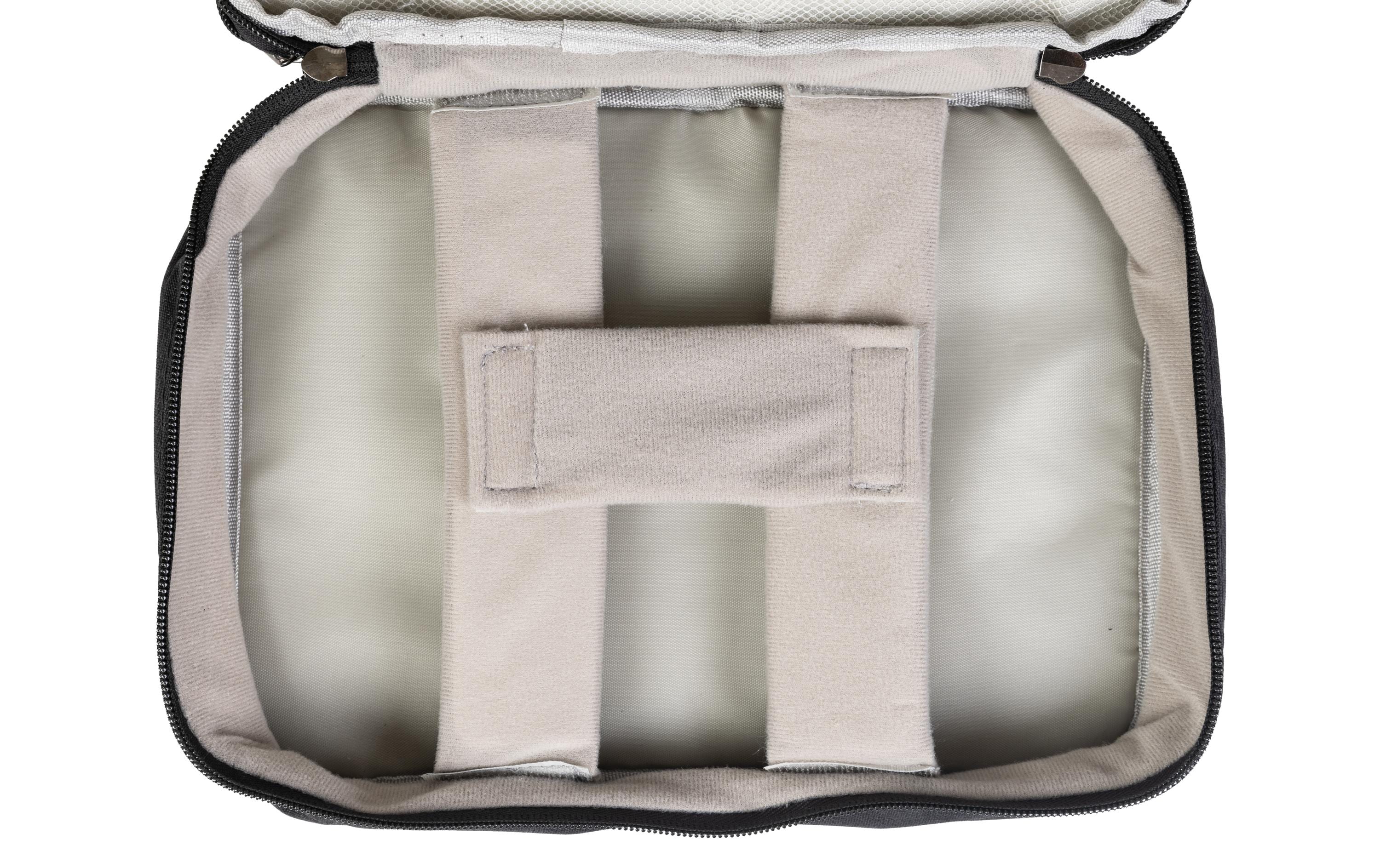 Reisetasche Tech-Zubehör Maxi, SchwarzZubehörtasche für Powerbank, Ladegerät, USB-Stick, Kabel und mehr