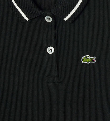 Lacoste Kleid - Rib - Schwarz
