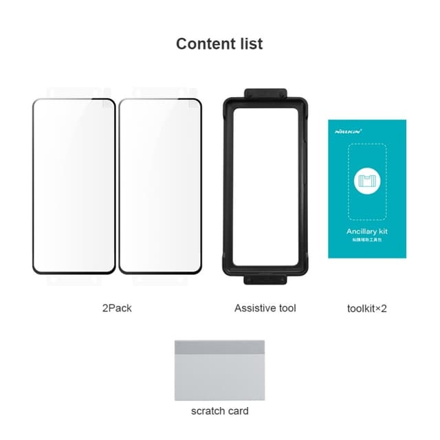 NILLKIN Til Samsung Galaxy S24+ Fuldlim PMMA Fuld Skærmbeskytter 2 stk