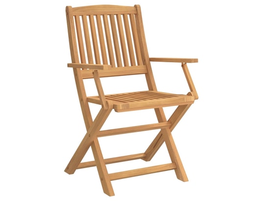 VIDAXL - Chaise pliante Chaises pliables de jardin 2 pcs bois massif d'acacia