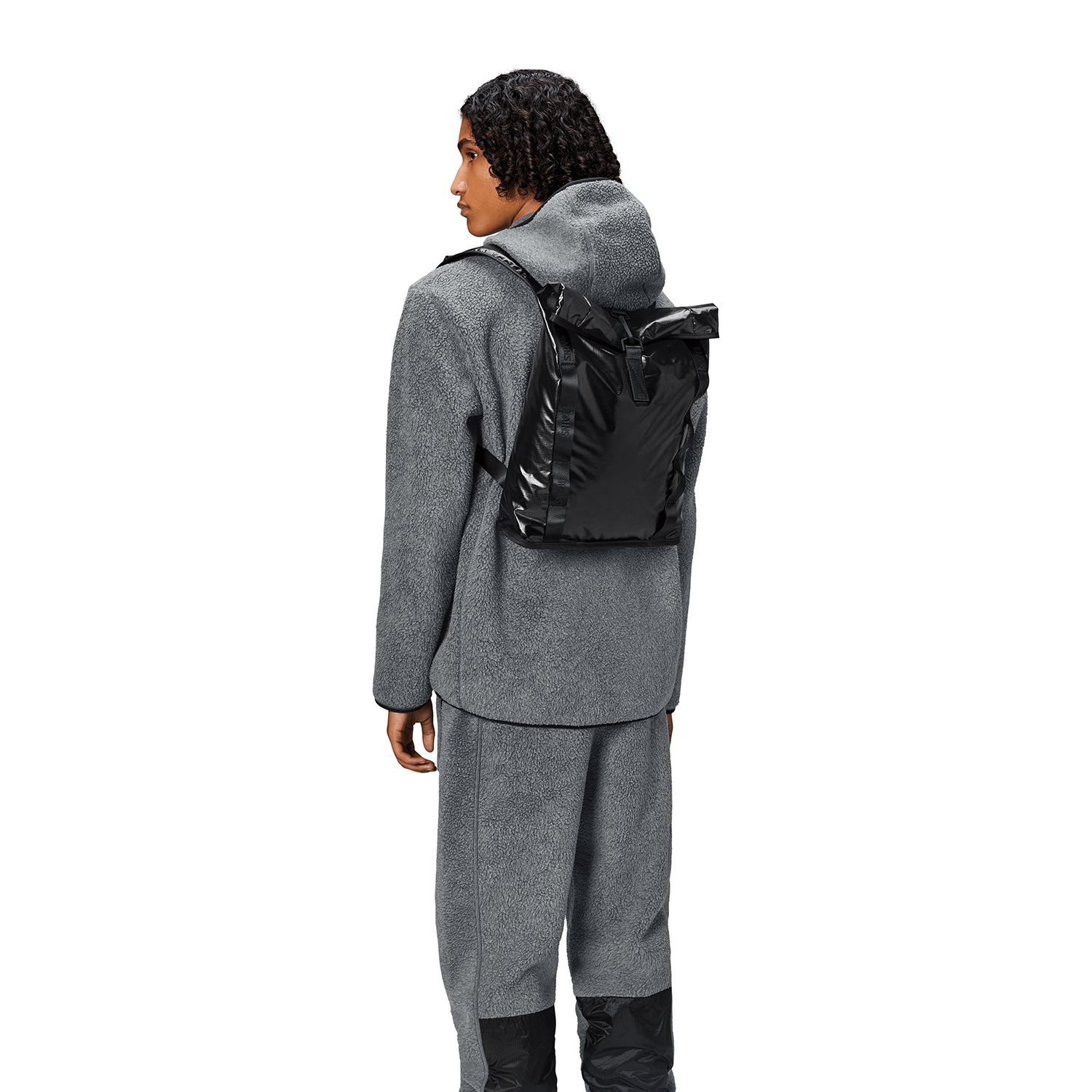 Rains Sibu Rolltop Rucksack Mini W3 black