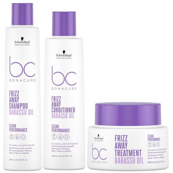 Routine cheveux indisciplinés BC Frizz Away Schwarzkopf