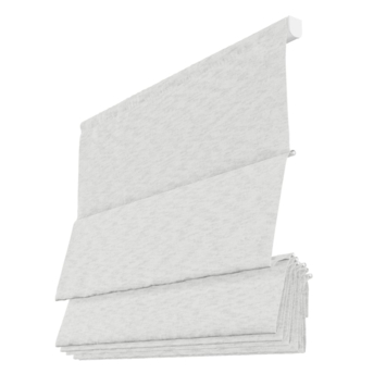Vouwgordijn Loek 1707 kh off white