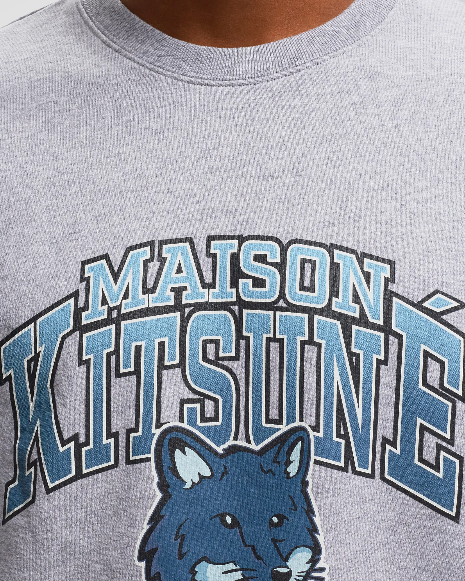 Maison Kitsune CAMPUS FOX REGULAR SWEATSHIRT