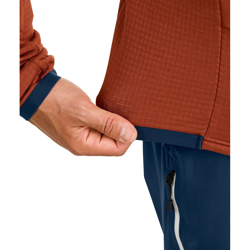 Ortovox Herren Fleece Grid Jacke