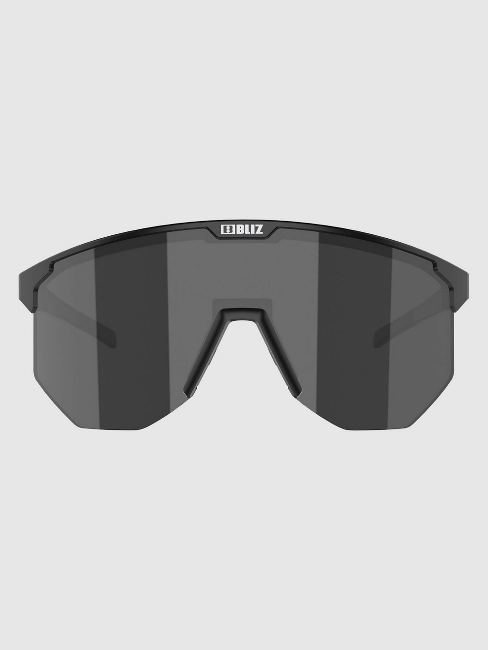 BLIZ Active Eyewear Hero Small Matt Black Sunglasses smoke w silver mirror