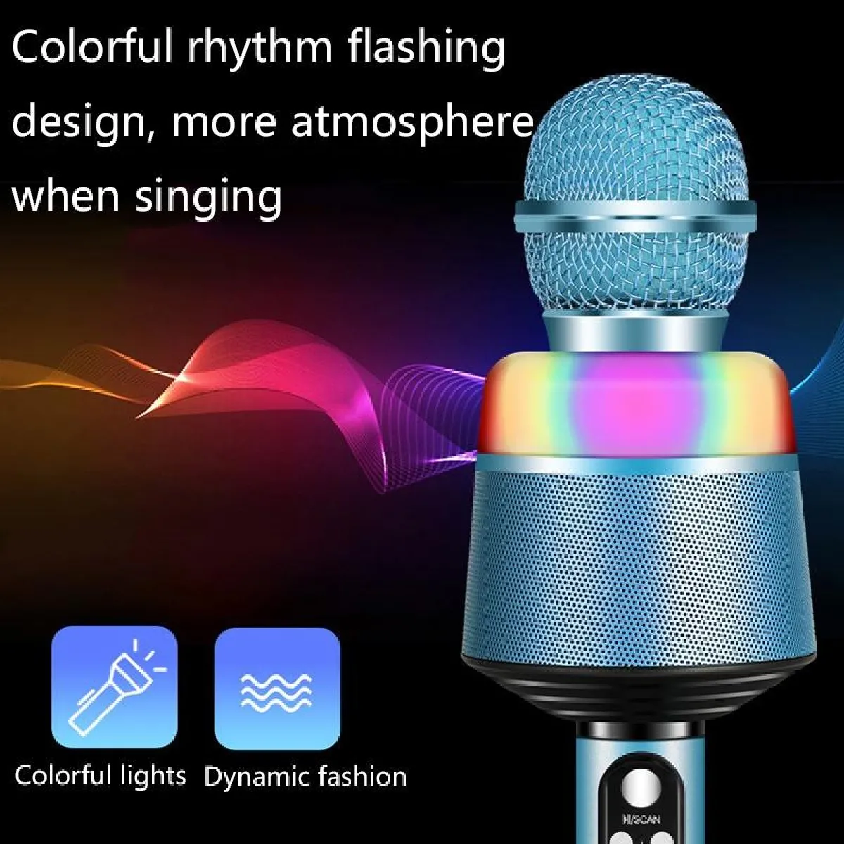 Yonis Microphone Karaoké Bluetooth
