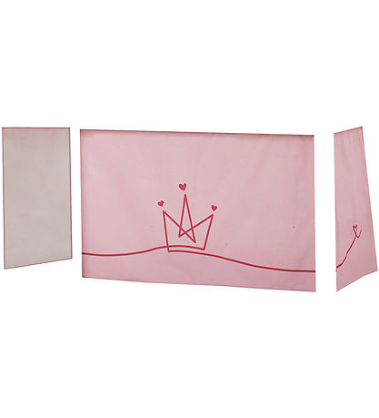 Hoppekids Forh?ng Til Halvh?j Seng - 70x160 cm - Princess