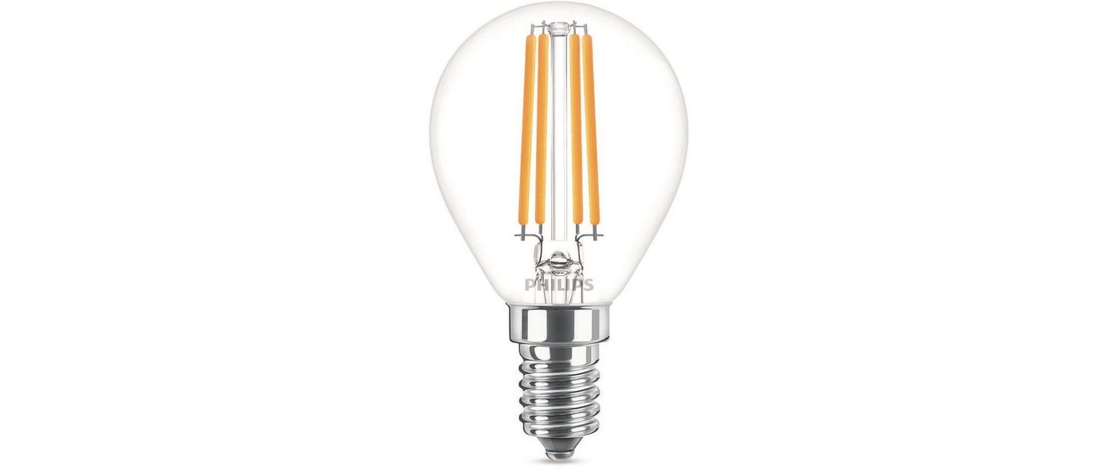 Lampe LEDcla 60W E14 P45 WW CL ND WarmweissLeuchtmittel P45 mit klarem Glas