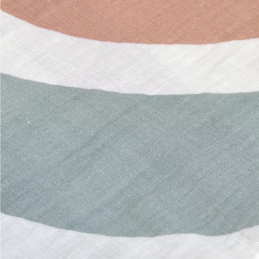 LÄSSIG Mulltücher L 3er Pack rainbow powder blue