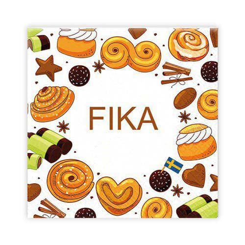 Kaffserviett FIKA 20-pack Gullers