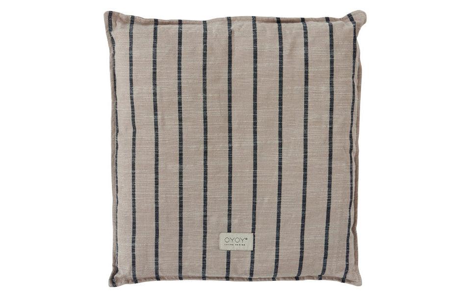 Sitzkissen Kyoto Outdoor 42 x 42 cm, Beige/GrauQuadratisches Kissen für den Aussenbereich