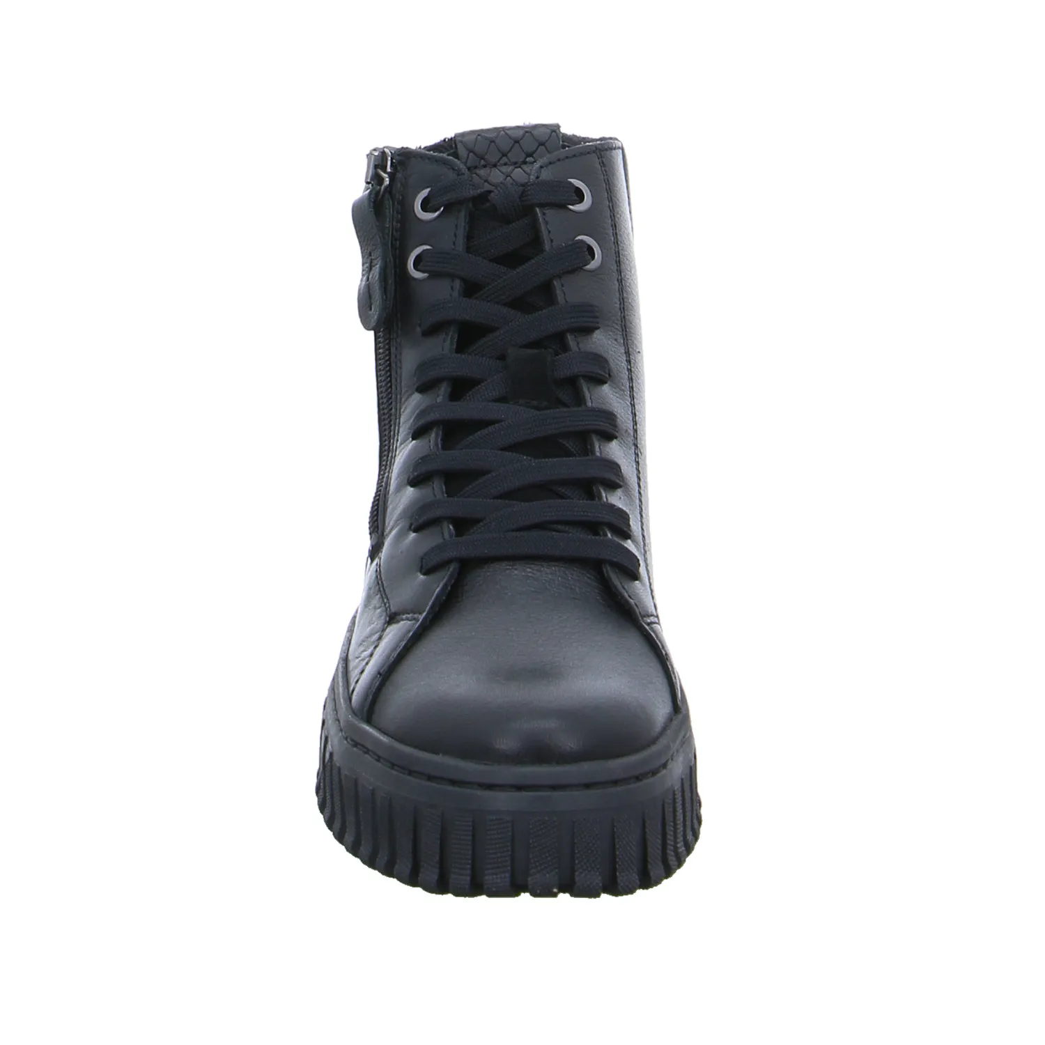 TAMARIS Mid Cut Sneaker Schwarz Leder