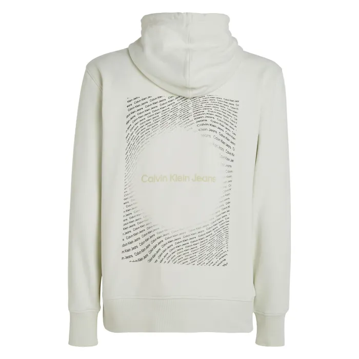 Calvin Klein Square Frequency Logo Hoodie Heren