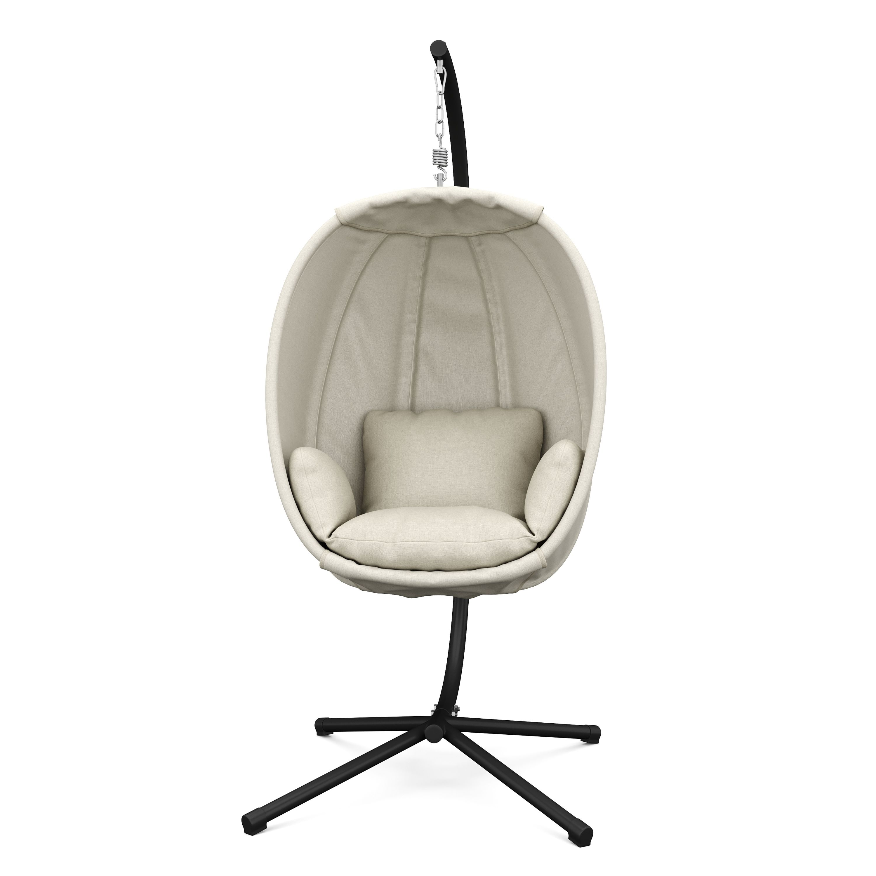 Hängesessel mit Gestell RIO beige