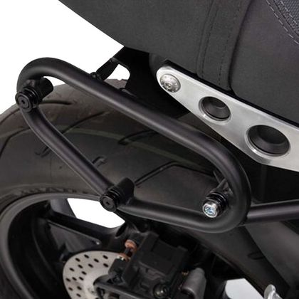 Sacoches cavalières SW-MOTECH SysBag WP M/M (17-23 litres x 2) complet avec support - Noir
