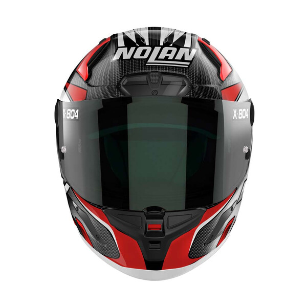 Nolan - Casque X-804 RS Ultra Carbon MotoGP Carbone / Blanc / Rouge