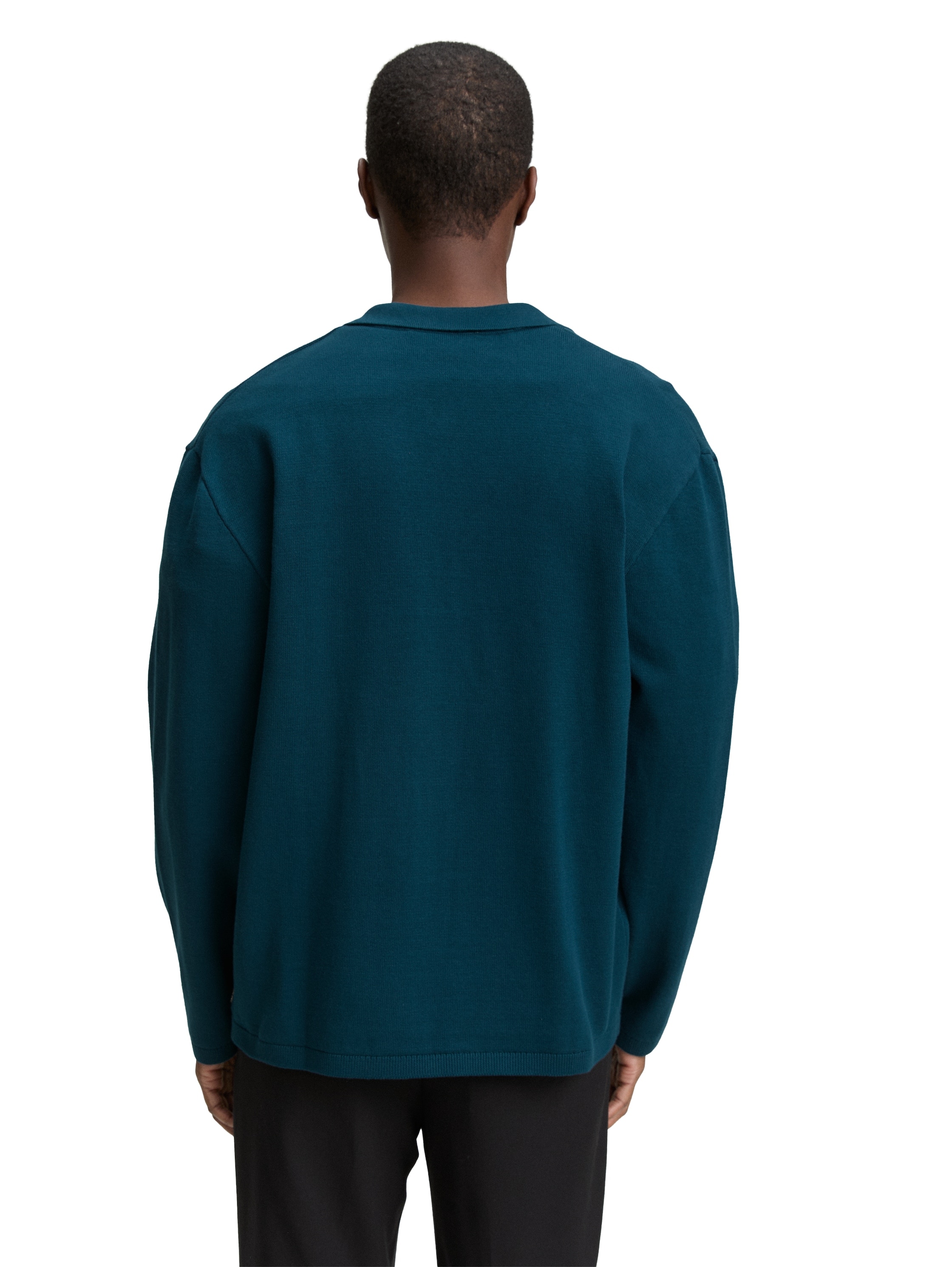 TOM TAILOR Denim Strickpullover , mit Reissverschluss