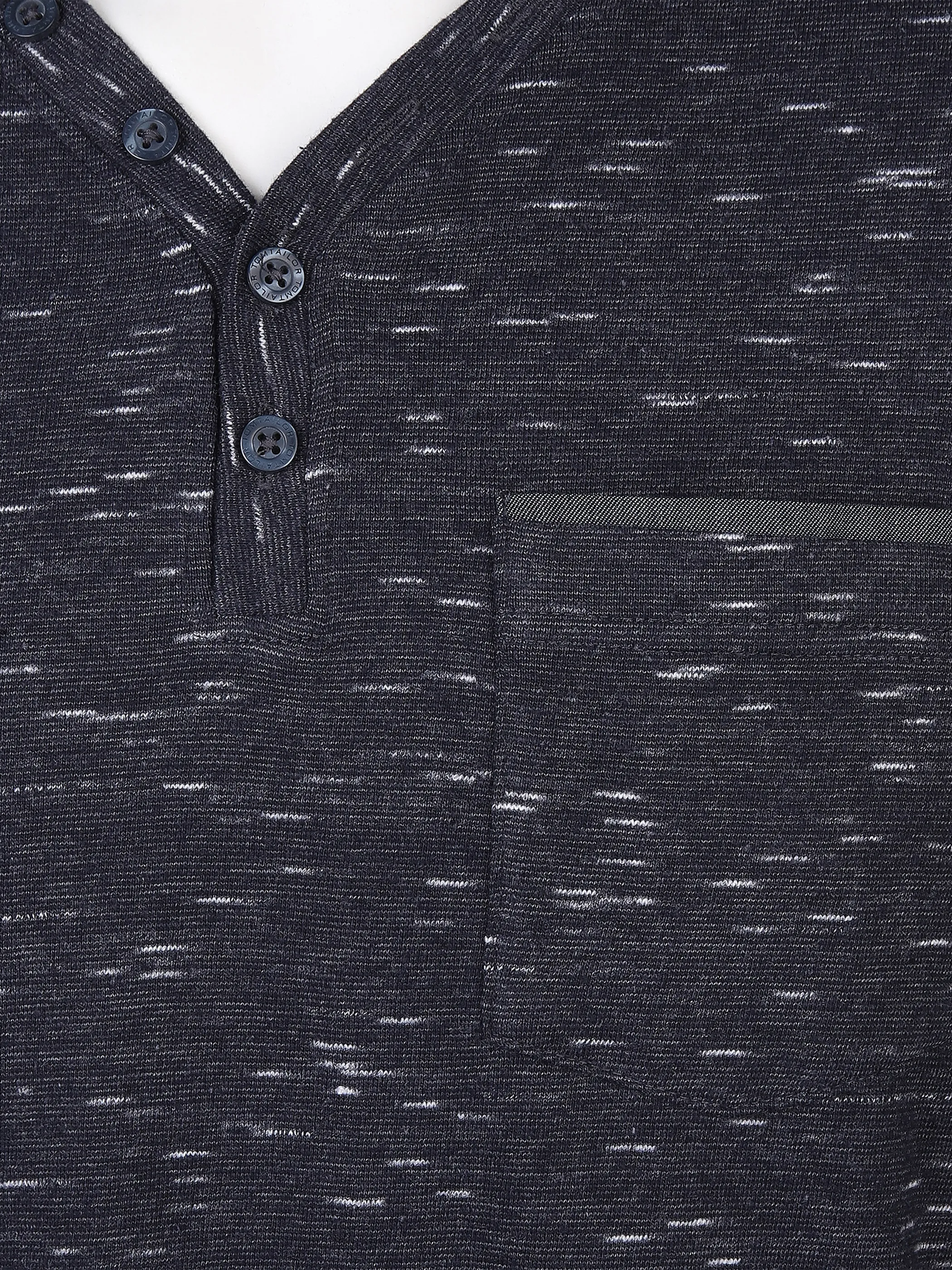 Herren Longsleeve mit kleiner Brusttasche