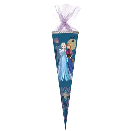 Nestler Schultüte Frozen Nature mit Strasssteinen, rund, 70 cm