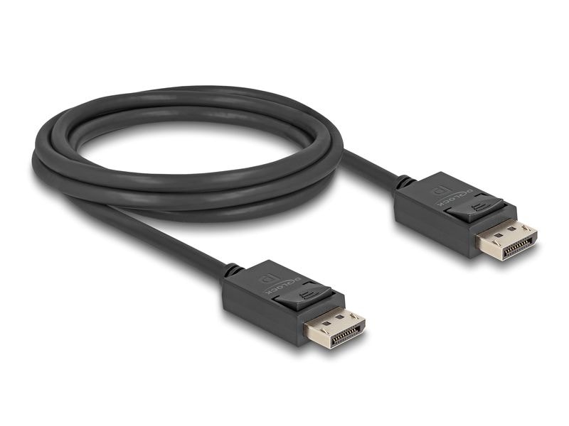 Delock Kabel 16K 30 Hz / 8K 60 Hz DisplayPort - DisplayPort Delock DisplayPort Kabel 16K 30 Hz / 8K 60 Hz 40 Gbps 2 m