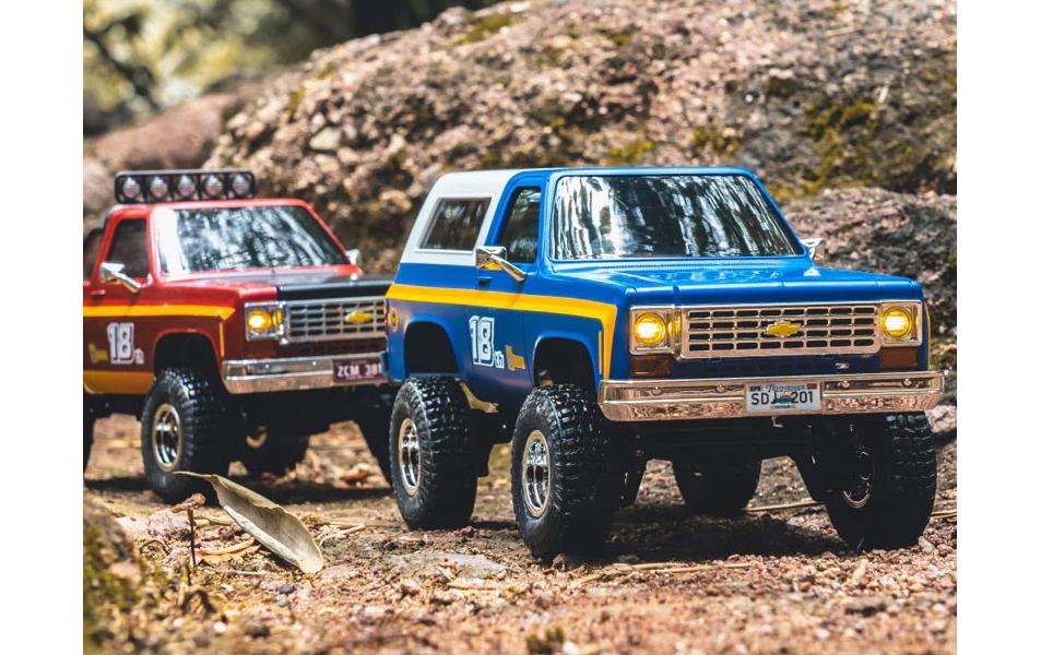 Scale Crawler Chevrolet K5 Blazer PRO, Blau RTR, 1:24<br>Offiziell lizensierte Chevrolet K5 Blazer Pro im Massstab 1:24 mit 2-Gang-Getriebe