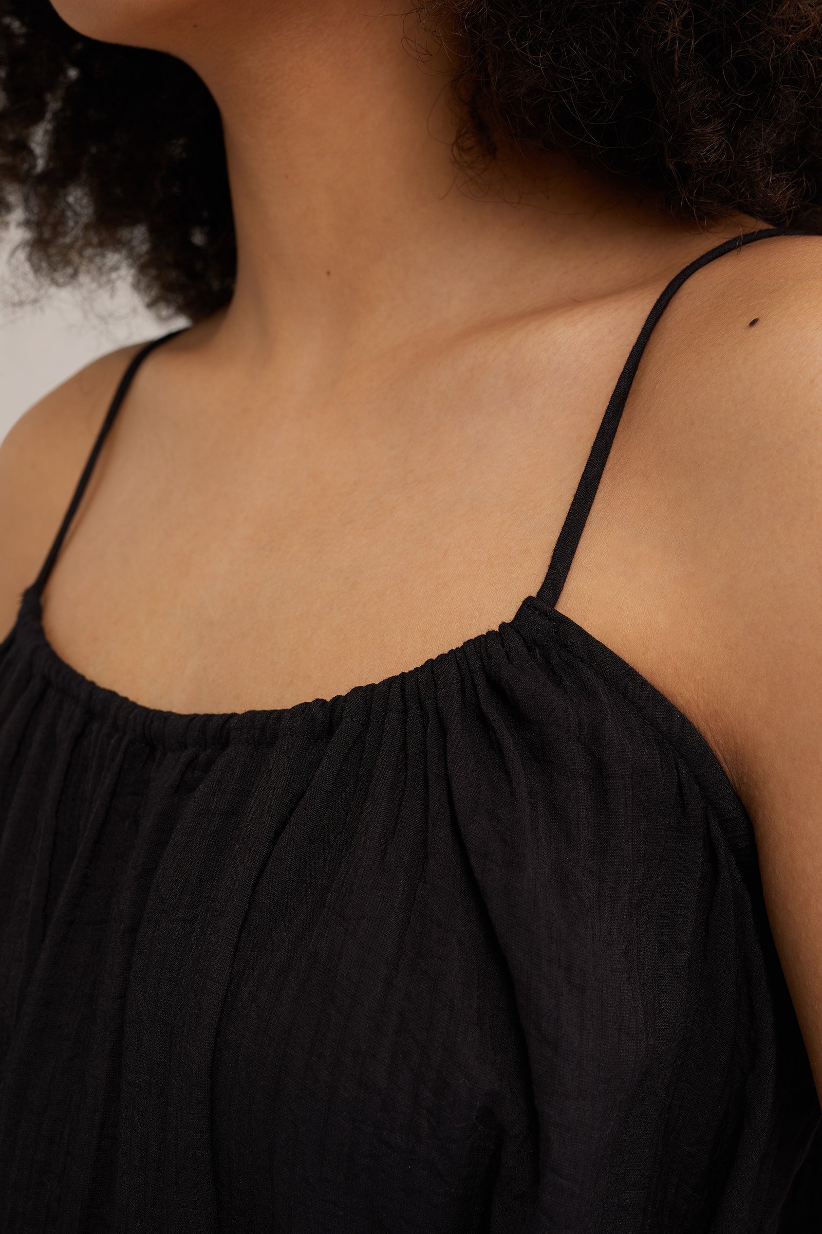 jurk met ceintuur WE Fashion Zwart