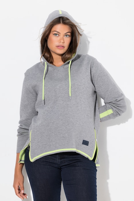 Hoodie, Doubleface, Kapuze, Langarm