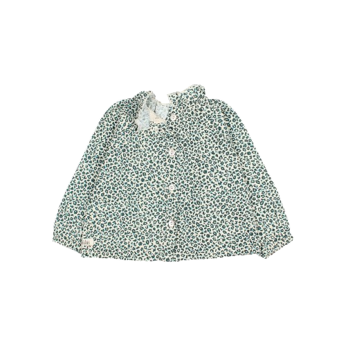 Baby Bluse Speckle Alpine Green