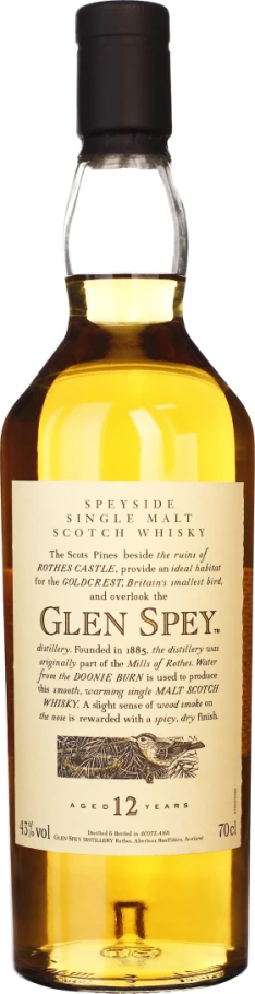 GLEN SPEY 12 YEARS SINGLE MALT 70CL