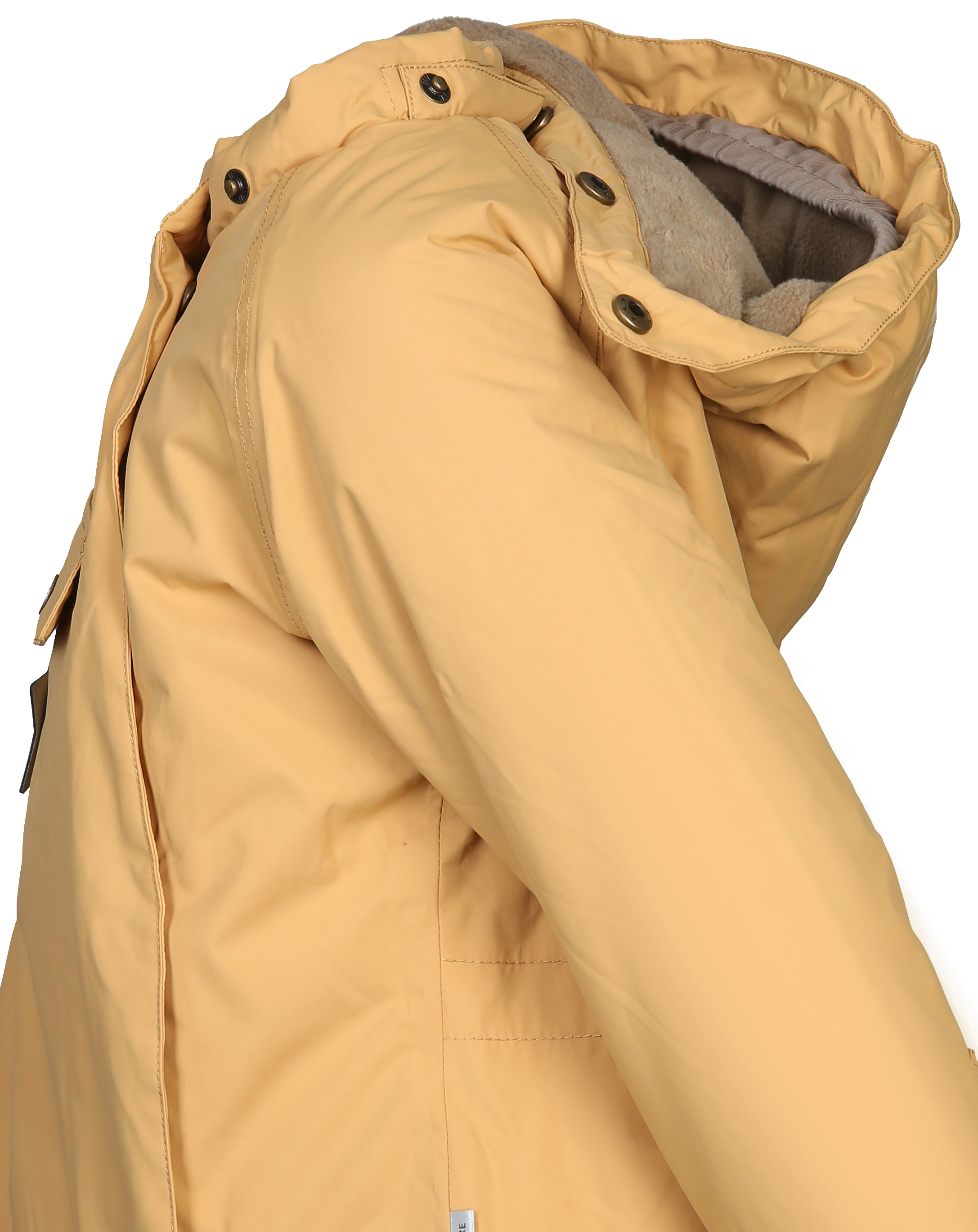 Winterjacke MATWANG mit Kunstfell in taffy yellow