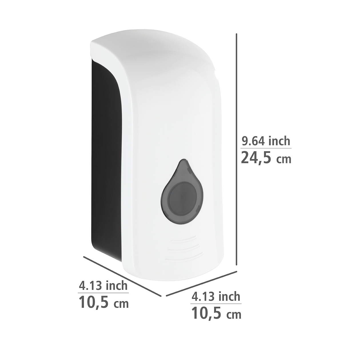 Wenko Ranera desinfectie & zeep wanddispenser 750 ml kunststof wit mat