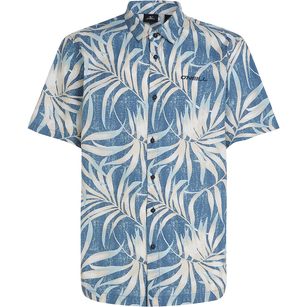O'Neill O'Neill Print Hemd Herren blue dipped leaves