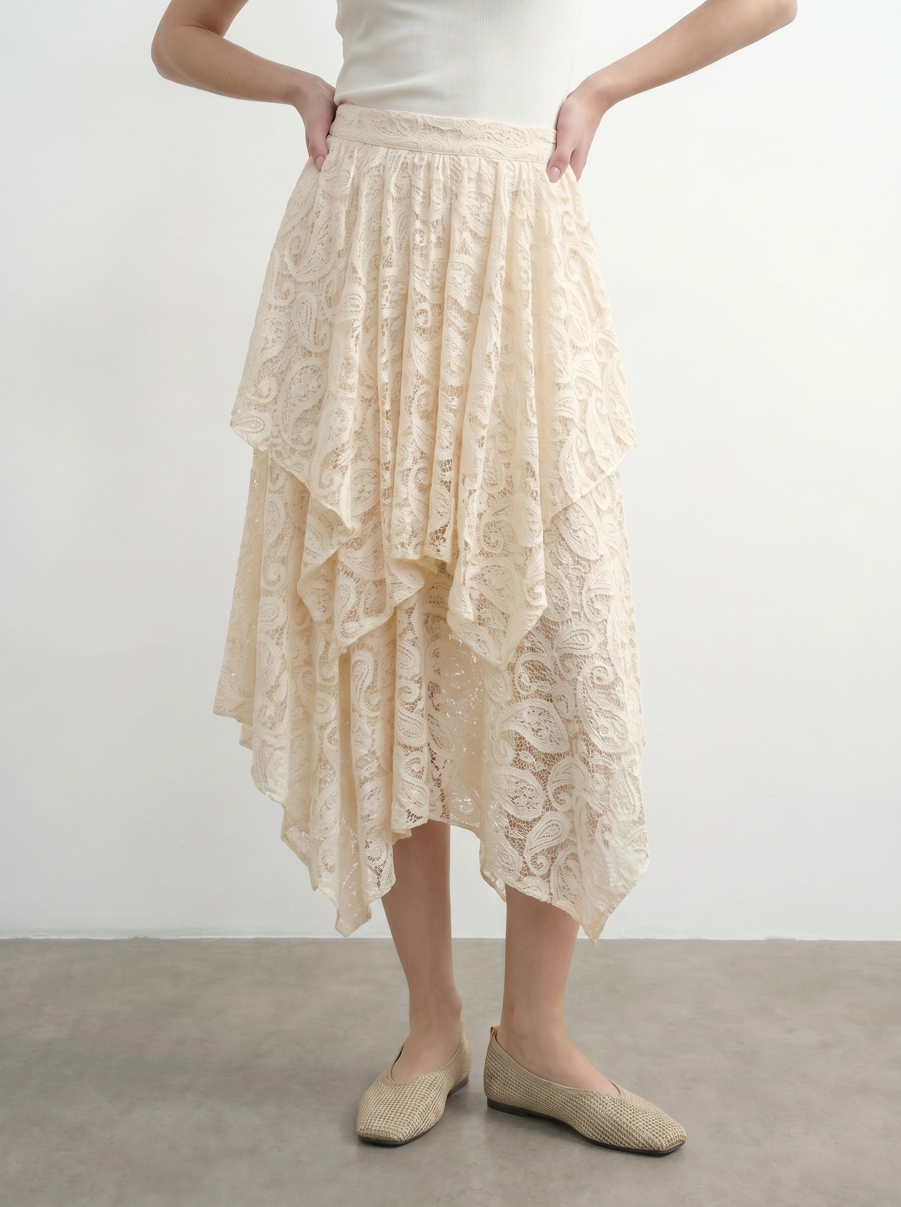 VMSALLY High waist Lange rok
