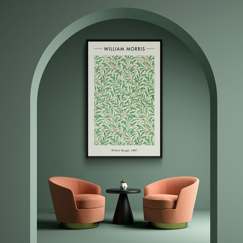 Walljar - Plexiglas schilderij - William Morris - Willow Bough Plexiglas schilderij - 50 x 70 cm