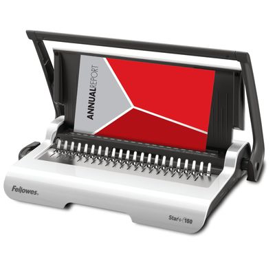 Fellowes Star +150 - machine à relier / relieuse perforeuse manuelle - perfore 15 feuilles - relie 150f
