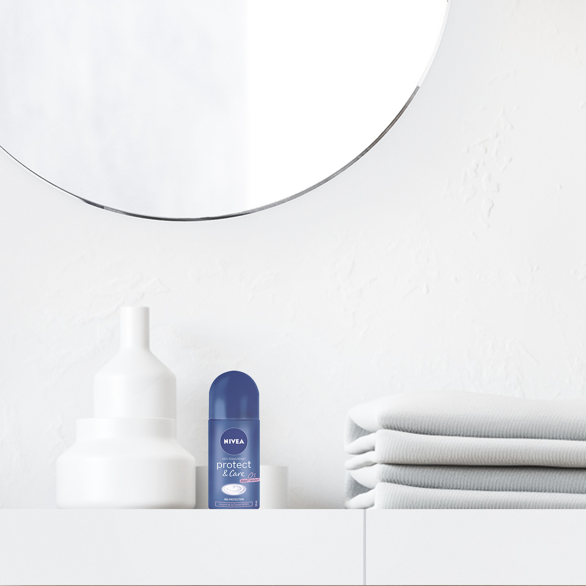 Déodorant bille anti-transpirant 48h - Protect & Care -50 ml
