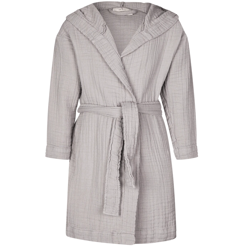 Lille Kanin Bathrobe Muslin 1-2 Years - Brown Smoke