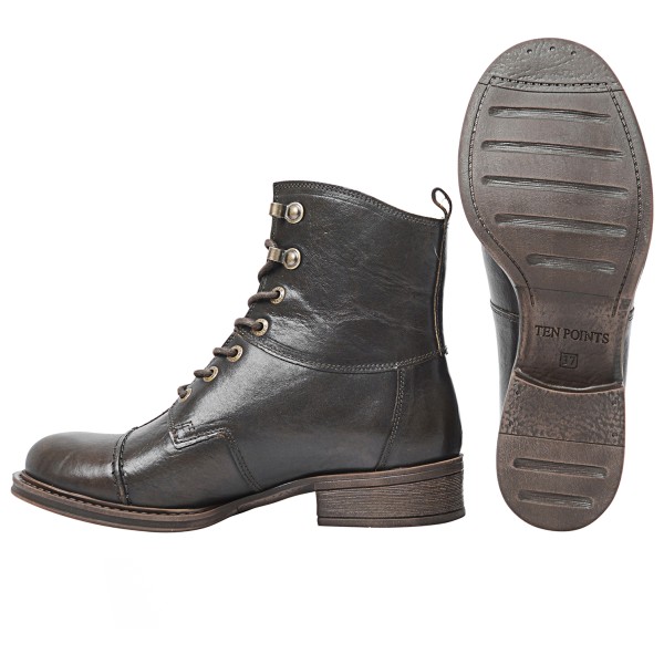 Ten Points - Women's Pandora Lace Boots Tanned Leather - Chaussures de loisirs