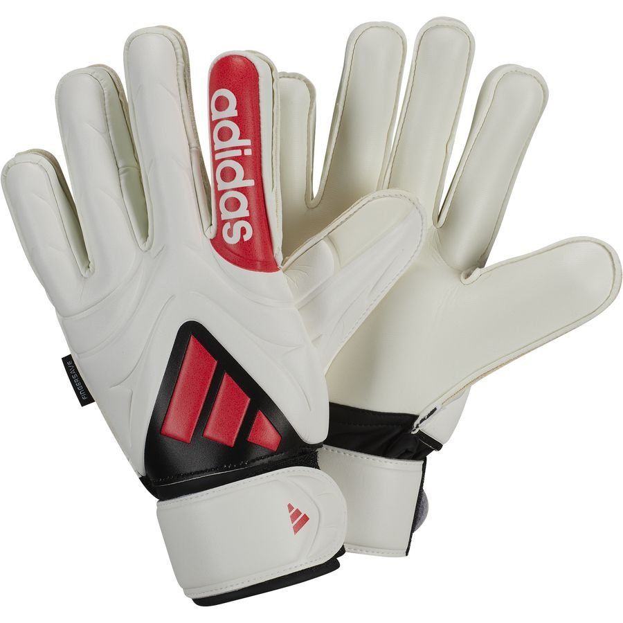 adidas Gants de Gardien Copa Match Fingersave Pure Victory - Blanc/Lucid Red/Noir Enfant