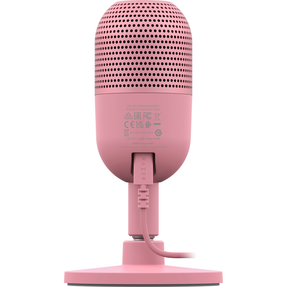 Razer Seiren V3 Mini gamingmikrofon (rosa)