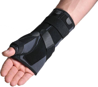 Thuasne Ligaflex Manu Duim/Polsbrace 2 Links Zwart 1ST