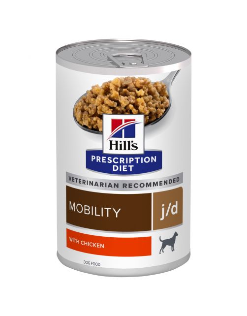 Hill's Prescription Diet J\/D Joint Care Blik - Hondenvoer - Kip 370 g